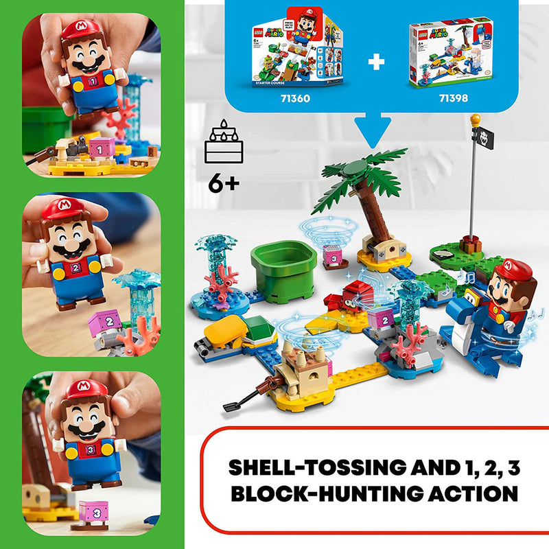 LEGO Super Mario:Dorrie's Beach Erweiterungsset (229 Teile) | Artikel 71398