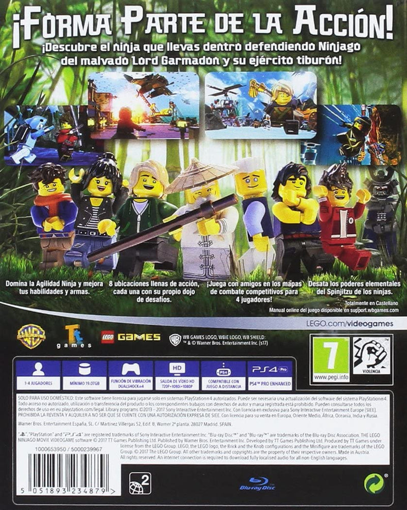 Gioco LEGO Ninjago per PS4