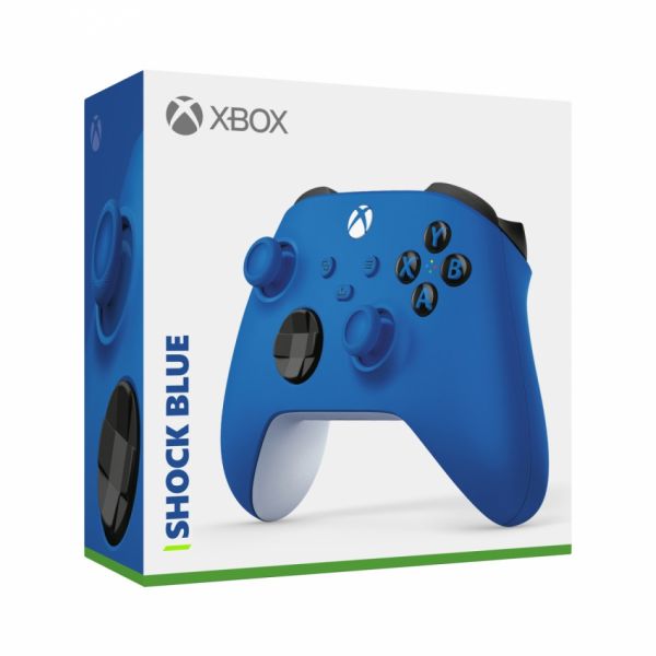 Microsoft Xbox Wireless Shock Blue Controller (Xbox One/Series X/S/PC)