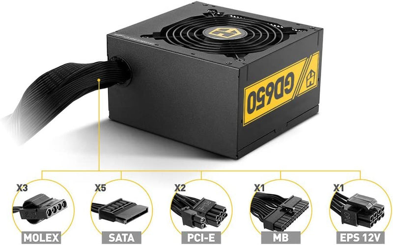 Power Supply NOX Hummer GD 650W 80 PLUS Gold