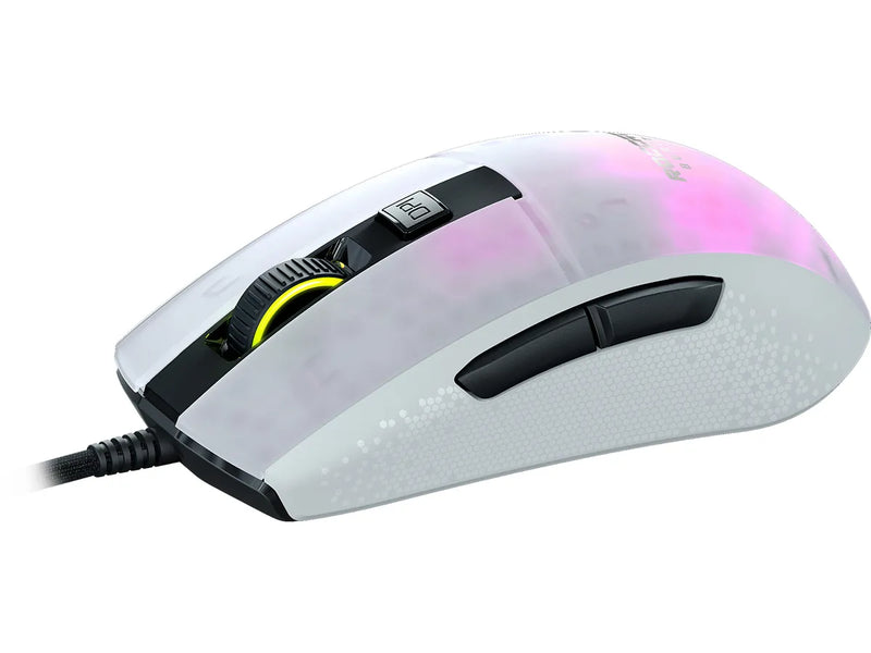 Mouse da gioco ROCCAT Burst Pro RGB 16000 DPI Bianco 