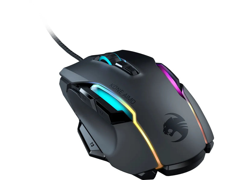 Mouse da gioco ROCCAT Kone Aimo rimasterizzato RGB nero 