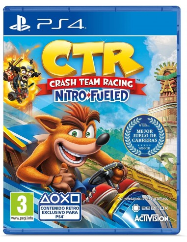 Juego Crash Team Racing Nitro Fueled para PS4