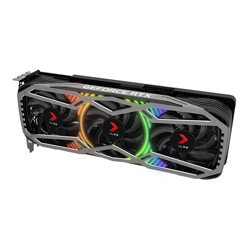 Placa Gráfica PNY GeForce RTX 3070 XLR8 Gaming REVEL EPIC-X RGB Triple Fan LHR 8GB GDDR6
