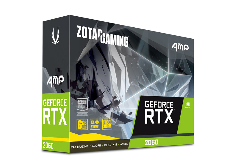 Zotac Gaming GeForce RTX 2060 AMP 6GB GDDR6 Graphics Card