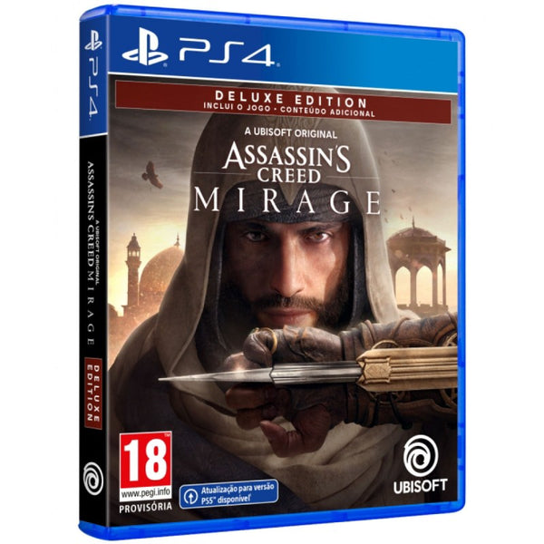 Jogo Assassin's Creed Mirage Deluxe Edition PS4