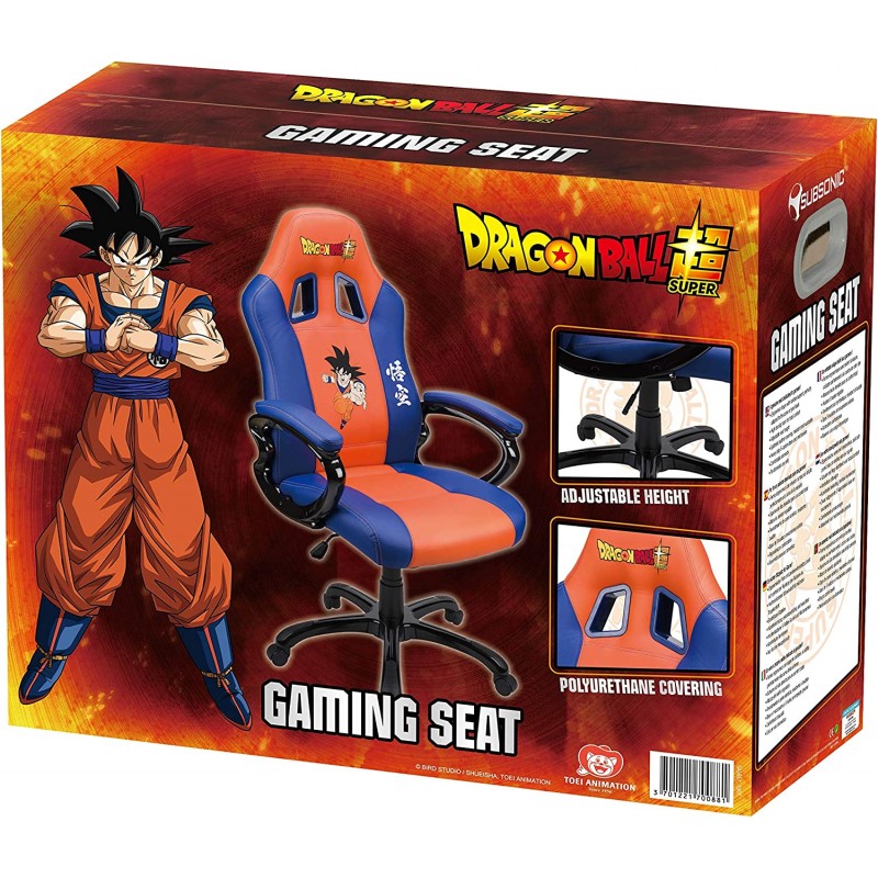 Sedia da gaming subsonica Dragon Ball arancione
