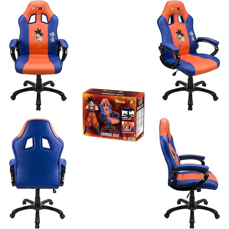 Chaise de jeu orange Dragon Ball de Subsonic