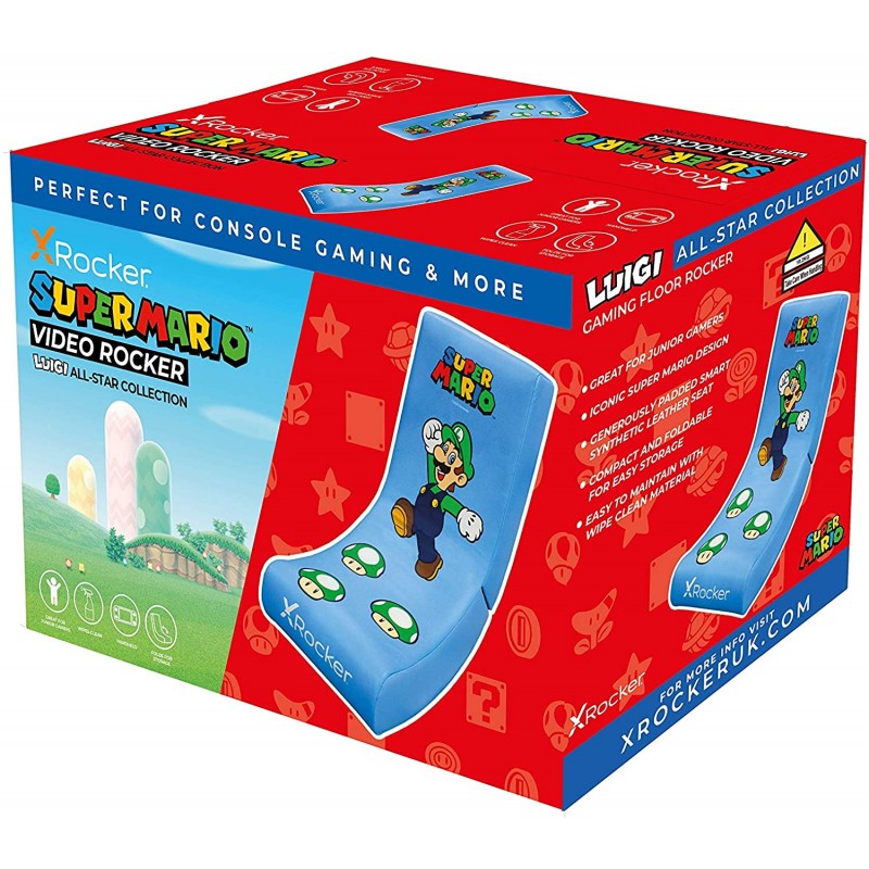 Cadeira X-Rocker Super Mario All-Star Collection - Luigi