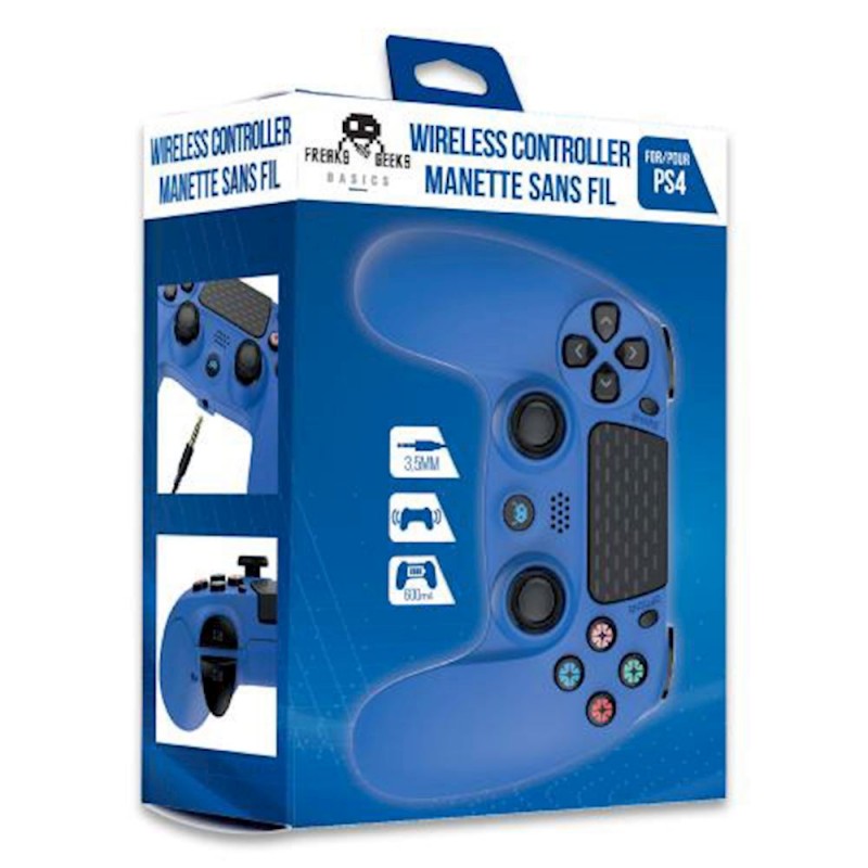 PS4 Wireless Controller Freaks and Geeks Blue