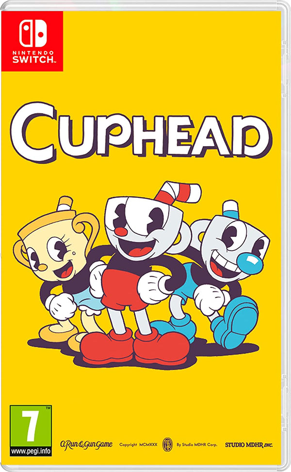 Jeu Cuphead sur Nintendo Switch