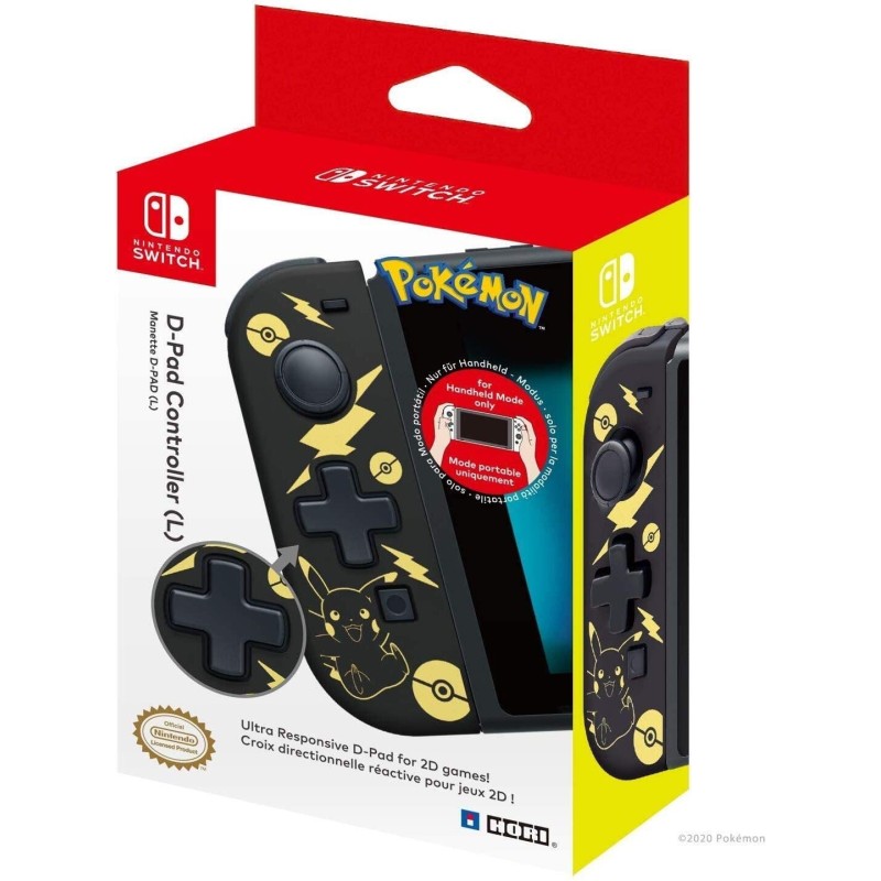 Hori D-Pad Izquierdo Joy-Con Pokemon Pikachu Nintendo Switch