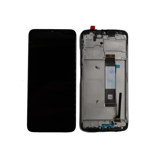Pantalla Display + Touch LCD Xiaomi Redmi 9T Negra con Marco (Revisada)