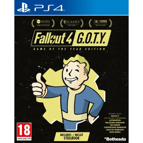 Fallout 4 jeu GOTY:25e anniversaire Steelbook Edition PS4
