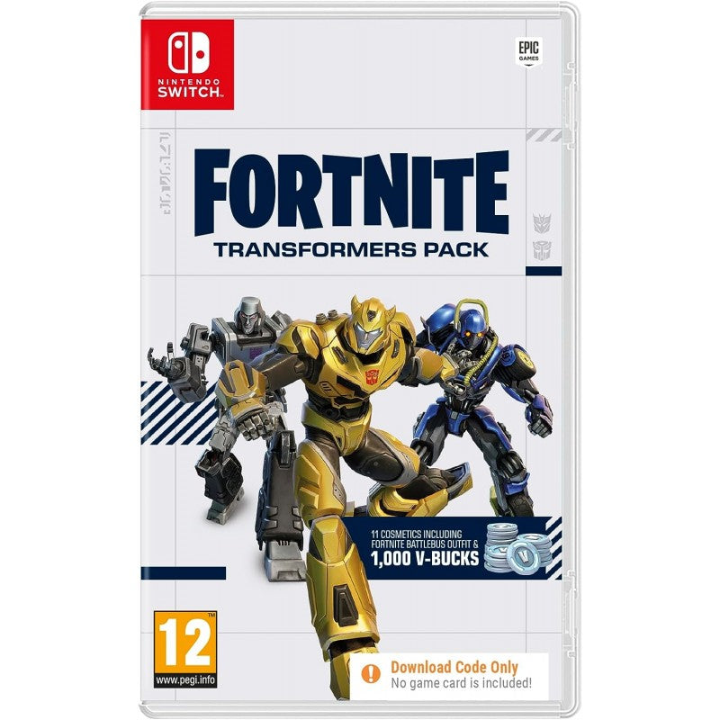 Juego Fortnite: Transformers Pack (Código en Caja) Nintendo Switch