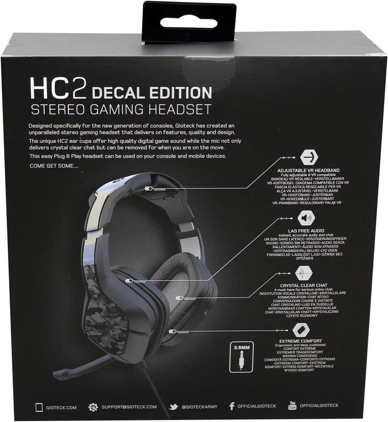 Gaming Headphones Gioteck HC-2 Decal Edition