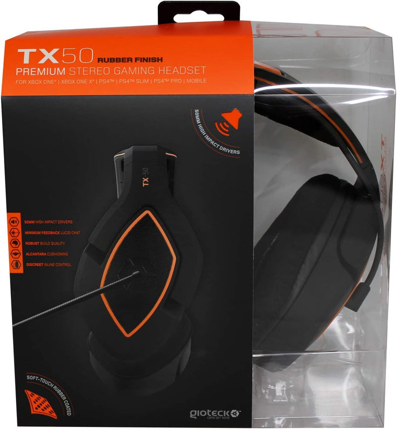 Gaming Headphones Gioteck TX-50 Black
