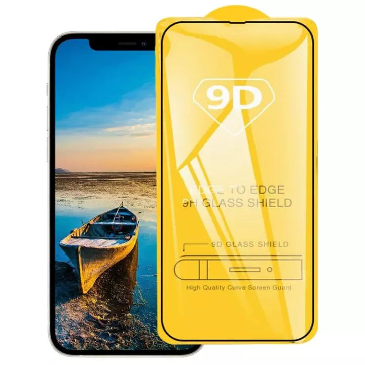 Protecteur d'écran en verre trempé 9D iPhone 13/13 Pro