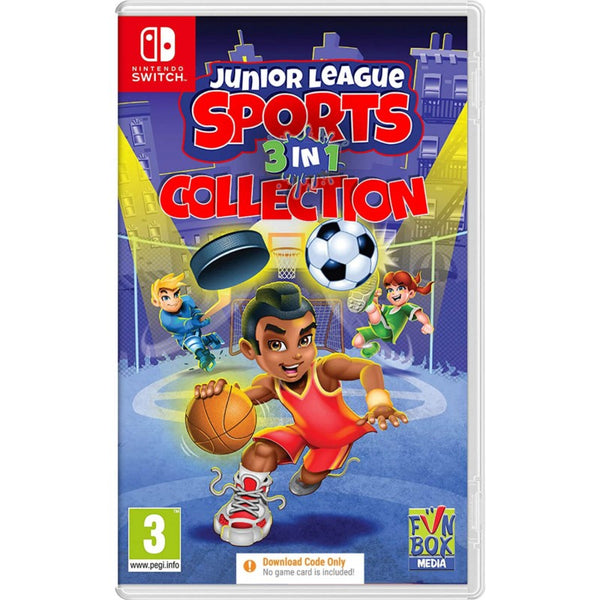 Jeu de collection 3-en-1 Junior League Sports (code dans la boîte) Nintendo Switch