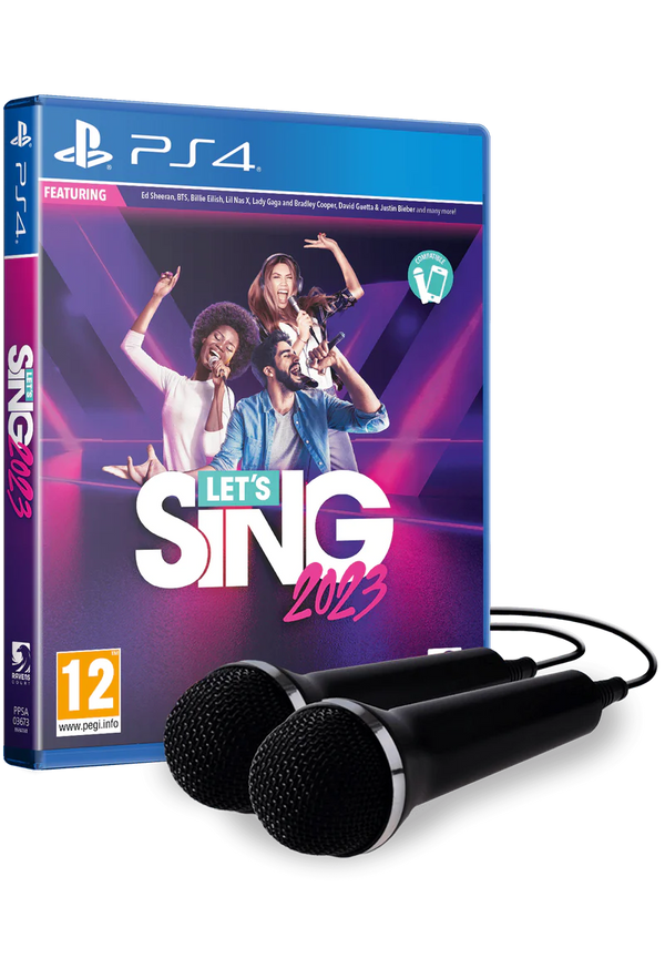 Jeu Let's Sing 2023 + 2 PC PS4