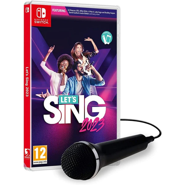 Let's Sing 2023 Jeu + 1 Micro Nintendo Switch