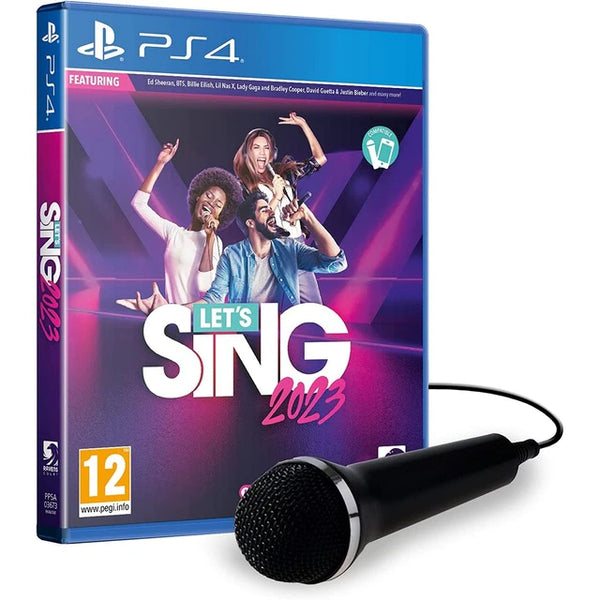 Gioco Let's Sing 2023 + 1 Micro PS4
