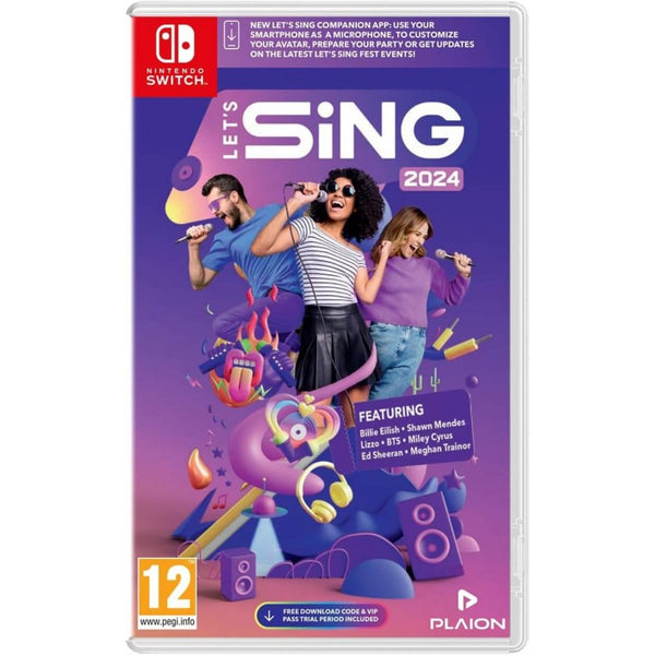 Jogo Let's Sing 2024 Nintendo Switch