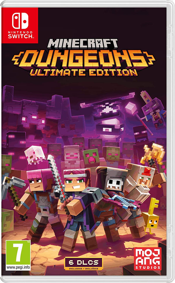 Jogo Minecraft Dungeons Ultimate Edition Nintendo Switch