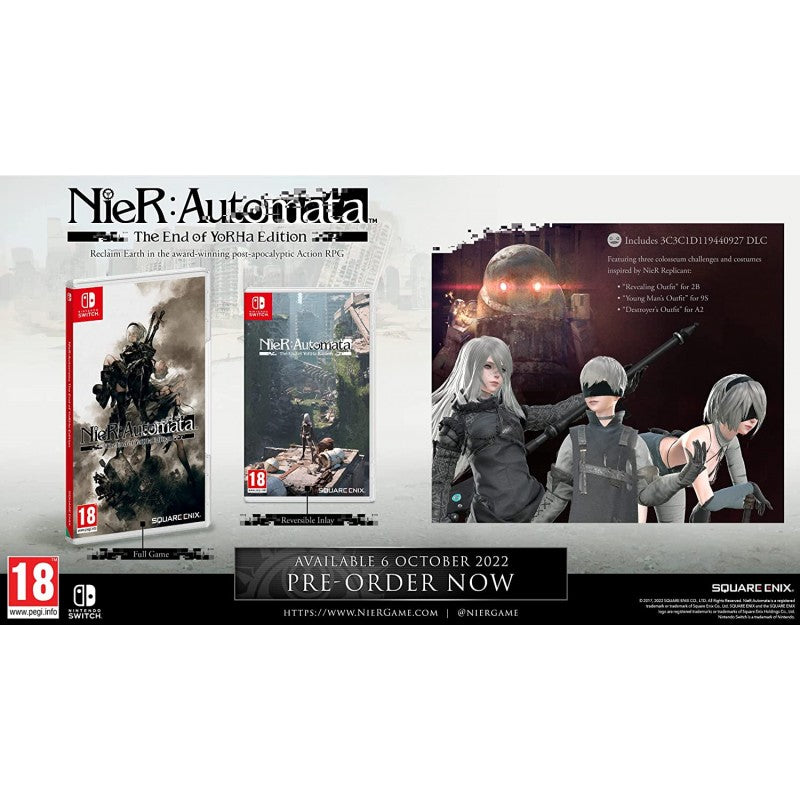 Game Nier Automata The End Of YoRHa Edition Nintendo Switch