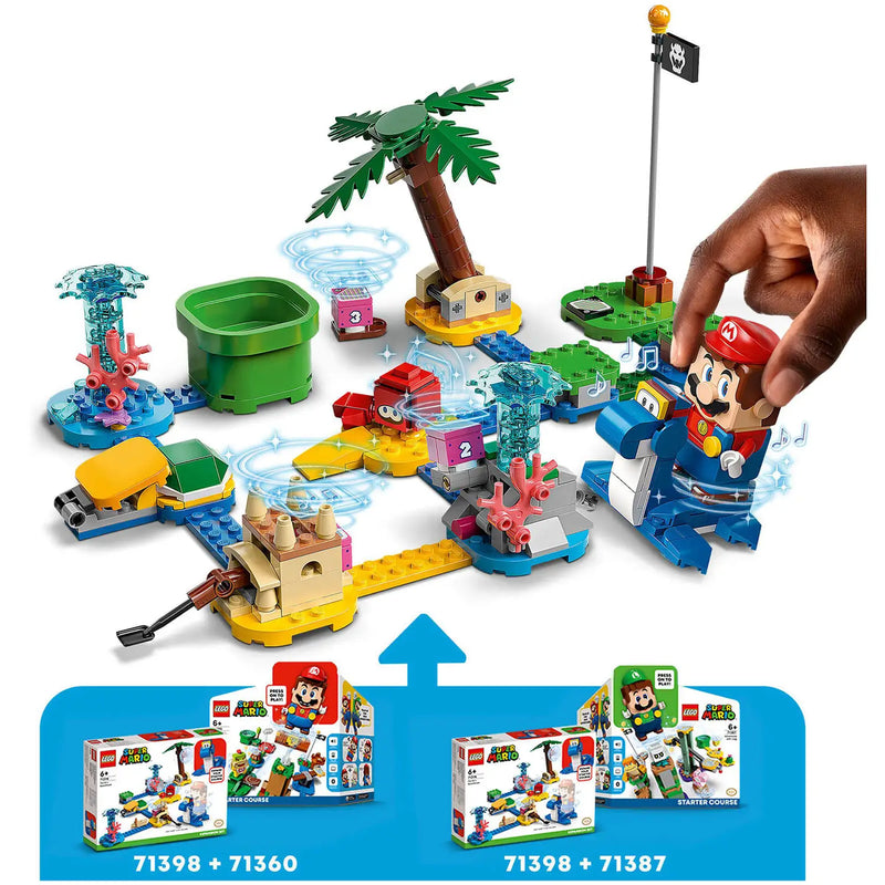 LEGO Super Mario:Dorrie's Beach Expansion Set (229 piezas) | Artículo 71398
