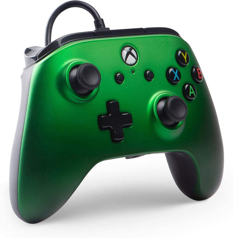 Comando PowerA com fios Emerald Fade (Xbox One/Series X/S/PC)