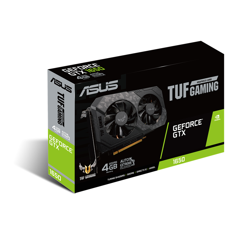 Carte graphique Asus TUF Gaming GeForce GTX 1650 4 Go GDDR6
