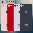 Tampa Traseira em Vidro iPhone 8