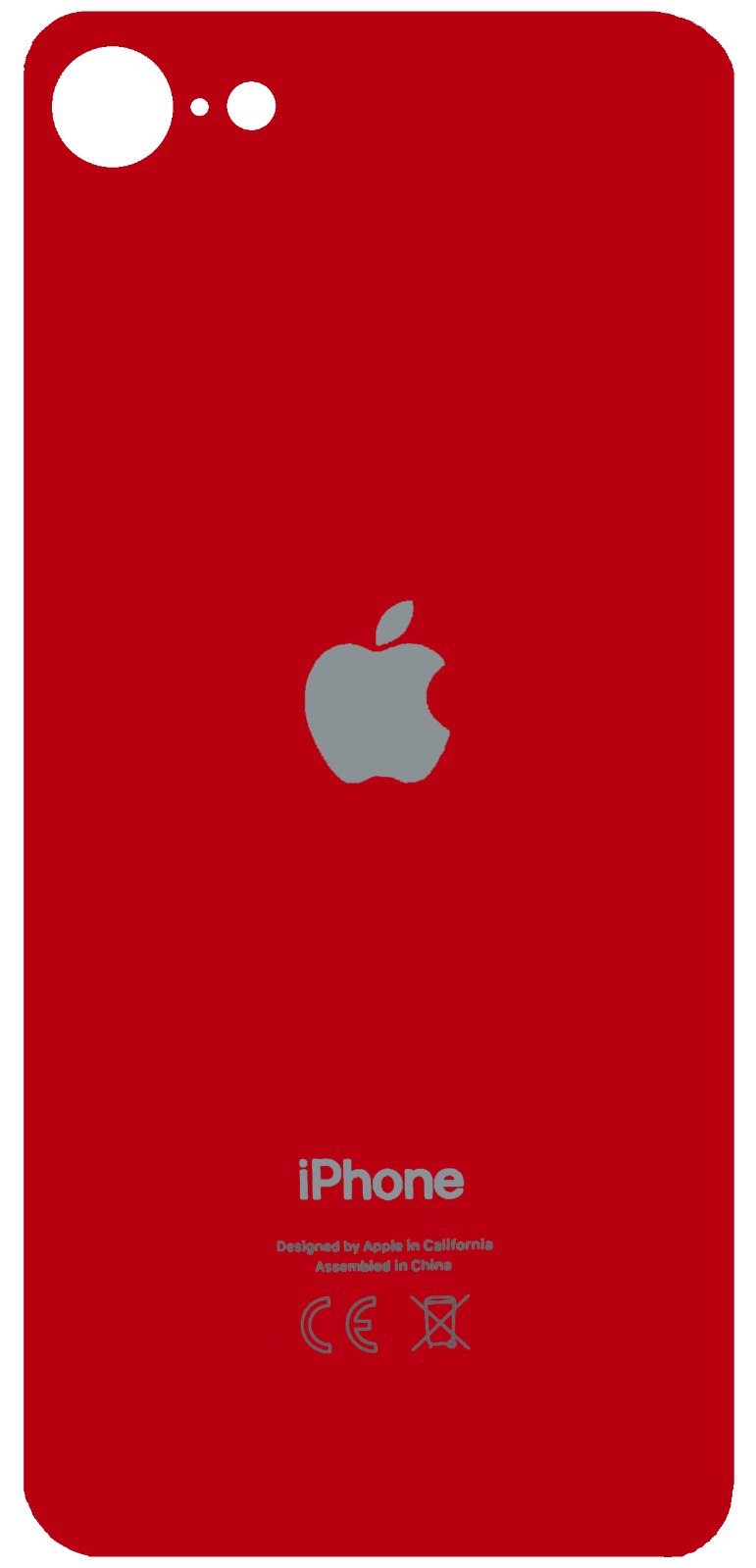 Cover posteriore in vetro per iPhone SE 2020