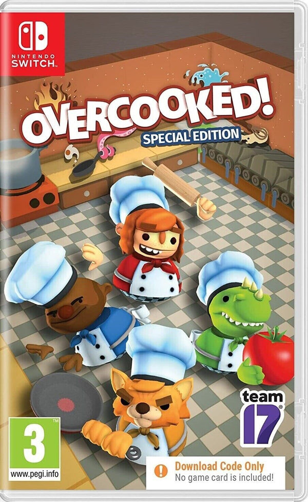 Overcooked Special Edition-Spiel (Code in Box) Nintendo Switch
