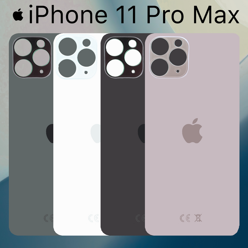Cover posteriore in vetro per iPhone 11 Pro Max