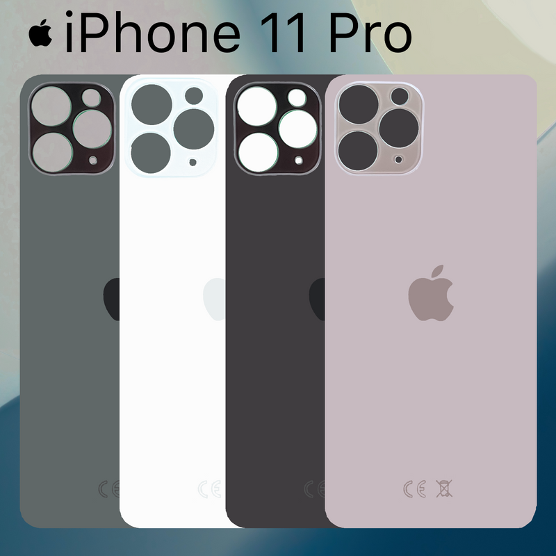 Coque arrière en verre pour iPhone 11 Pro