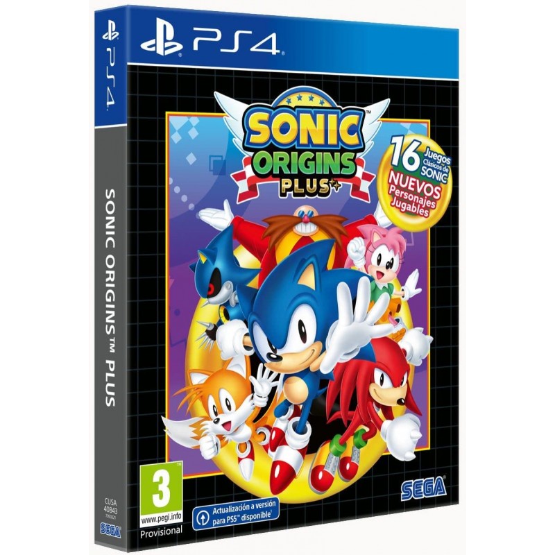 Jogo Sonic Origins Plus PS4