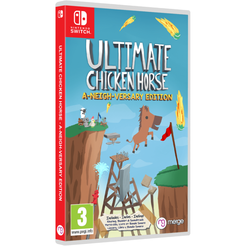 Ultimate Chicken Horse Edición A-Neigh-Versary Juego Nintendo Switch