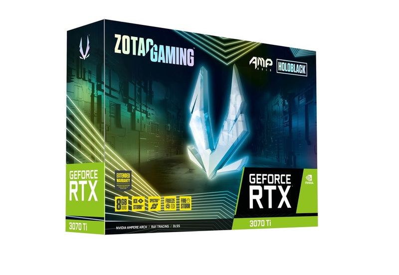 Tarjeta Gráfica Zotac Gaming GeForce RTX 3070 Ti AMP Holo 8GB GDDR6X